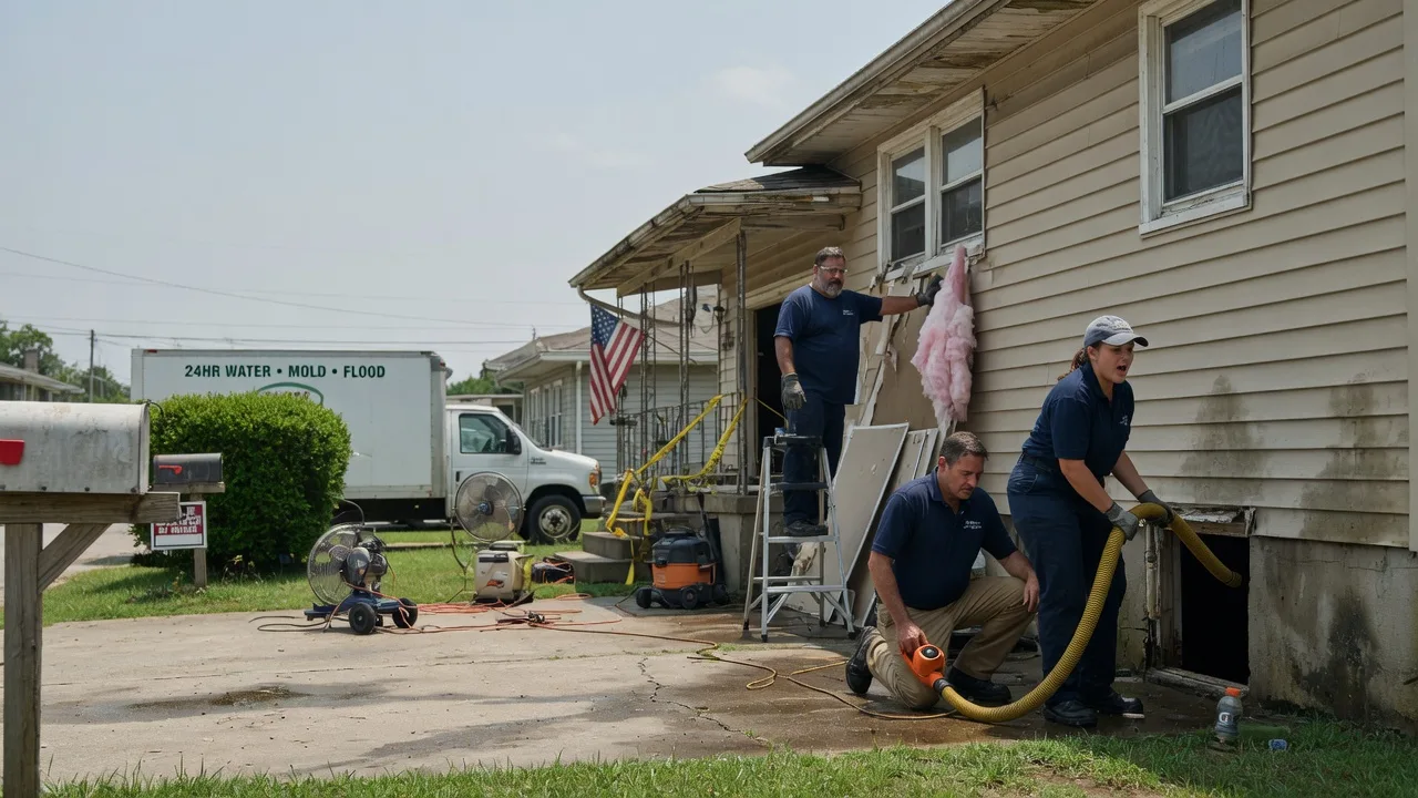 Water Damage Repair in Highland Village, TX near me